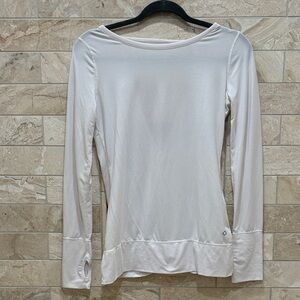 Gap Body White Athletic Long Sleeve Top Size XS
